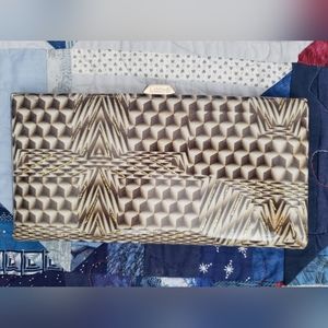 Lodis French clasp Patent Leather wallet clutch